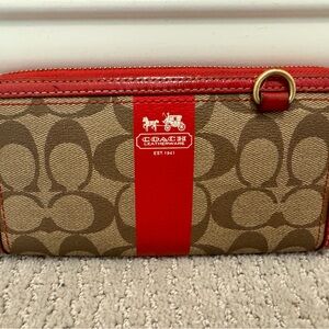 Women’s Heritage Stripe Accordion Zip Wallet